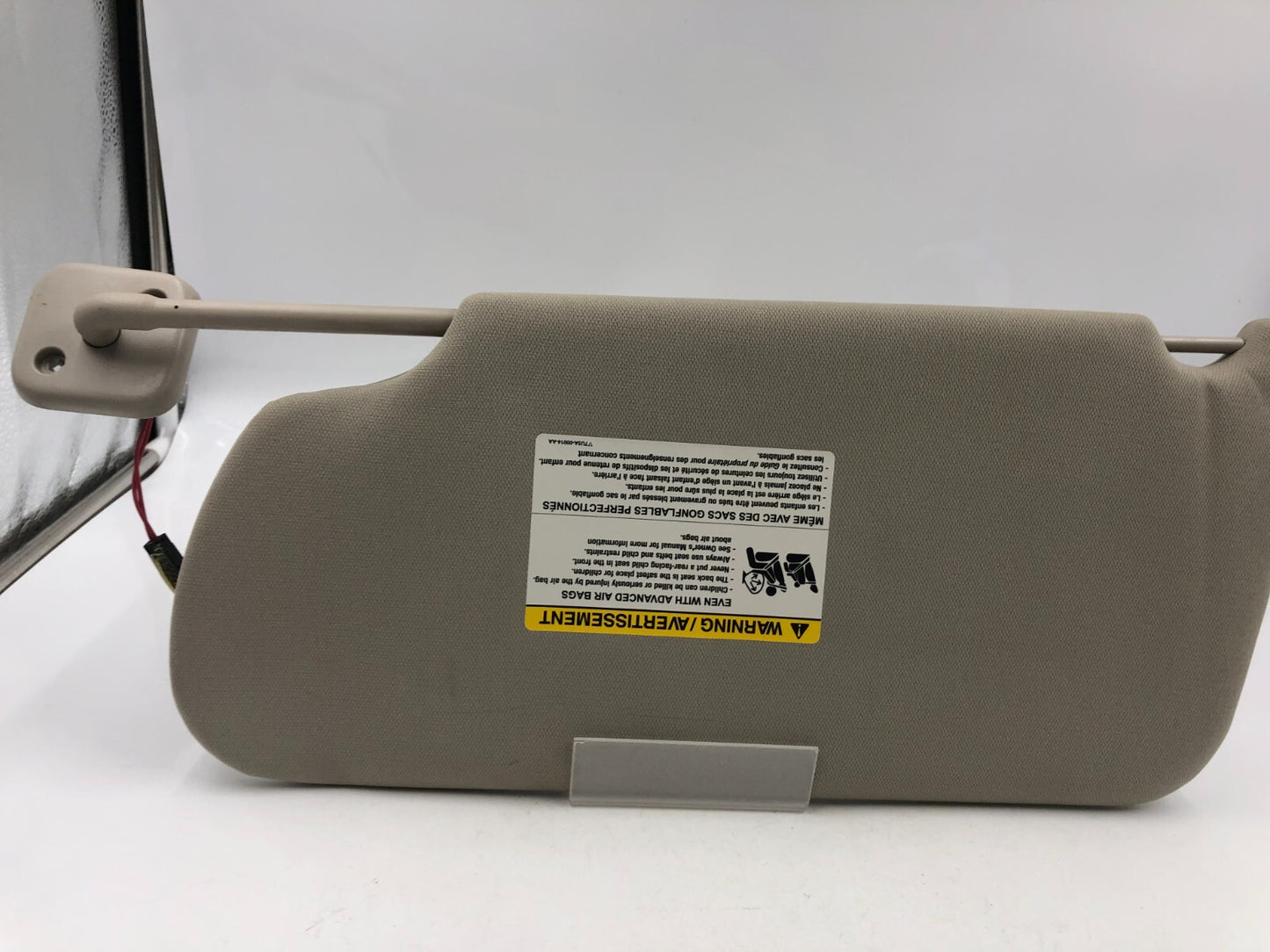 2009-2012 Ford Flex Passenger Sun Visor Shade Tan Illuminated OEM B01B21001