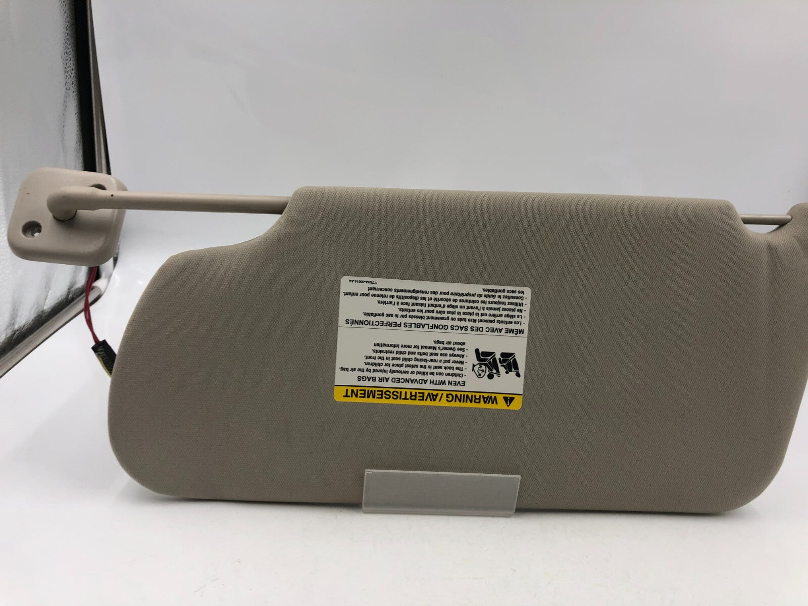 2009-2012 Ford Flex Passenger Sun Visor Shade Tan Illuminated OEM B01B21001