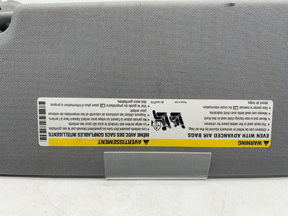 2017-2022 Chevrolet Trax Passenger Sun Visor Gray OEM A03B16003