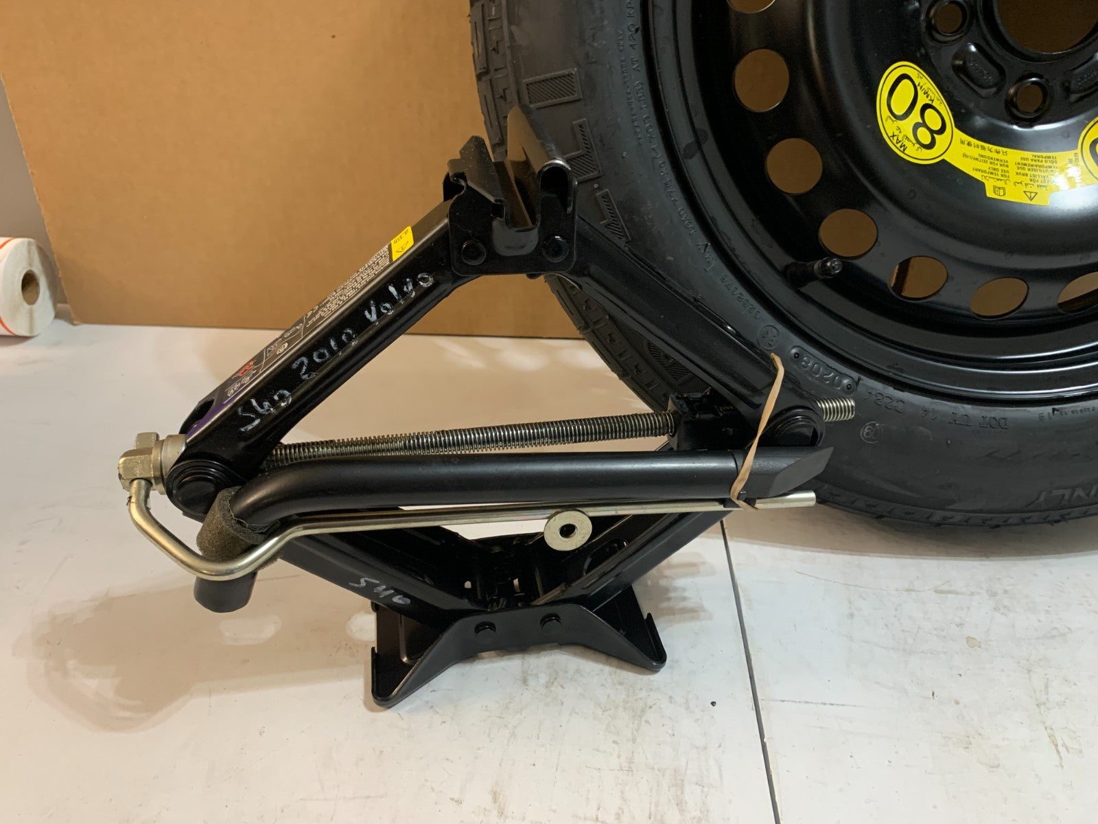 2004-2011 Volvo S40 S 40 16" Spare Tire with Jack Kit Compact Donut T125/85R16