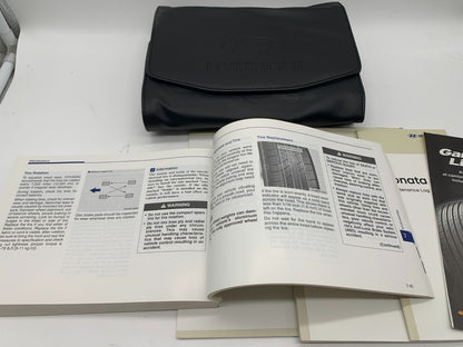 2017 Hyundai Sonata Owners Manual Set with Case OEM B03B44003