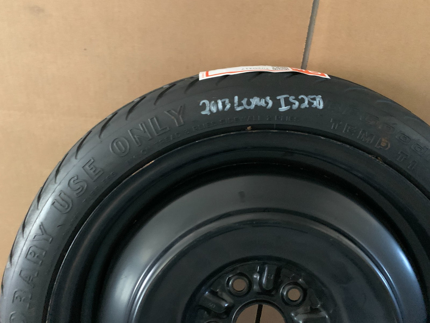 2006-2015 Lexus IS250 IS 250 17" Spare Tire Wheel Compact Donut T125/70D17