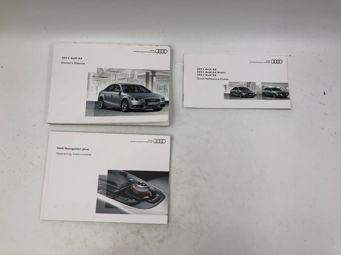 2011 Audi A4 Owners Manual Set OEM B02B36085