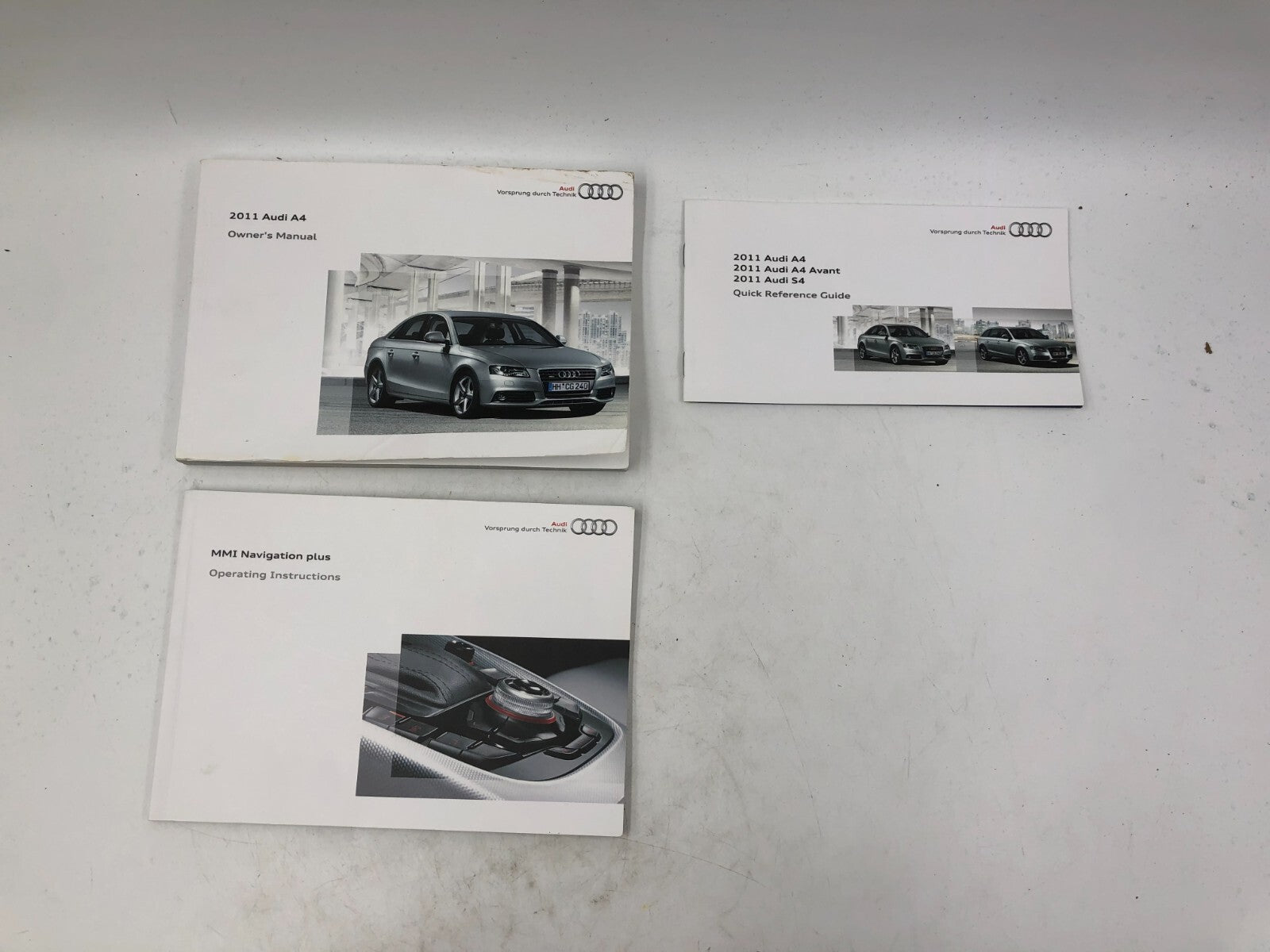 2011 Audi A4 Owners Manual Set OEM B02B36085