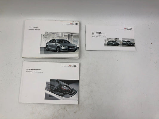 2011 Audi A4 Owners Manual Set OEM B02B36085