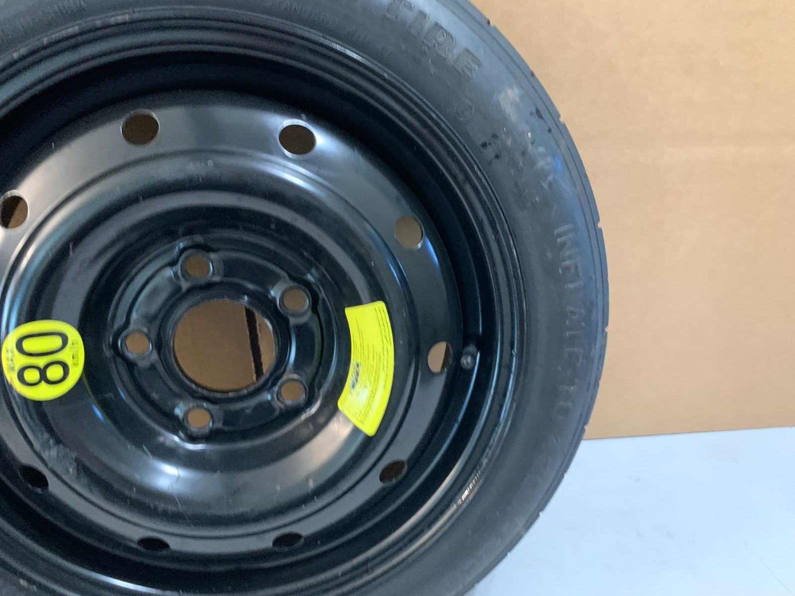 2010-2014 Kia Forte Soul 15" Spare Tire Compact Donut Wheel T125/80D15