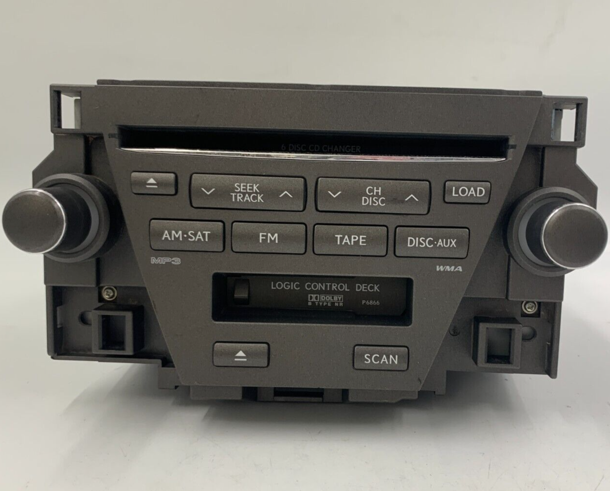 2007-2009 Leuxs ES350 AM FM CD Player Radio Receiver Cassette OEM 8612033720