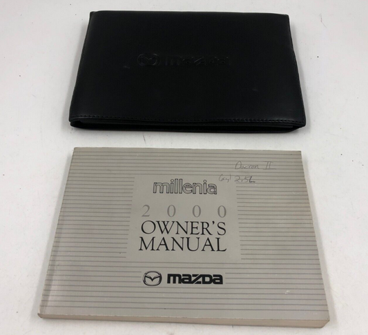 2000 Mazda Millenia Owners Manual with Case OEM D03B37088