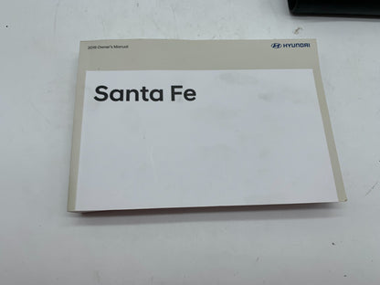 2019 Hyundai Santa FE Owners Manual Set with Case OEM D03B68015