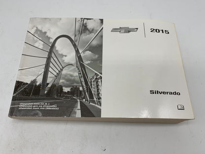 2015 Chevrolet Silverado 1500 2500 Owners Manual Set OEM D01B45020