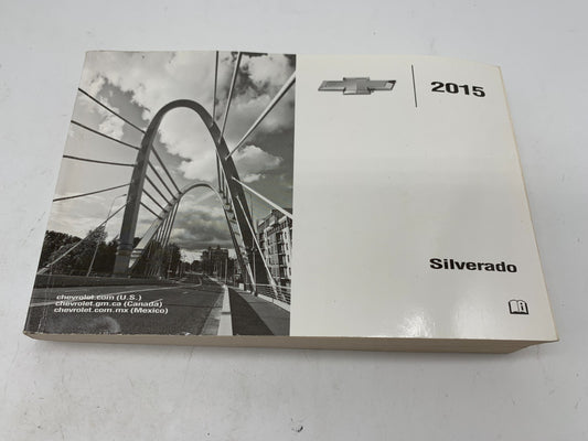 2015 Chevrolet Silverado 1500 2500 Owners Manual Set OEM D01B45020