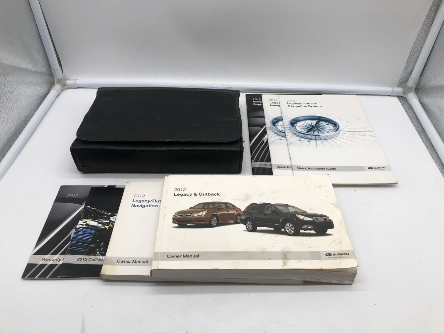 2012 Subaru Legacy Owners Manual Set with Case OEM A02B02024