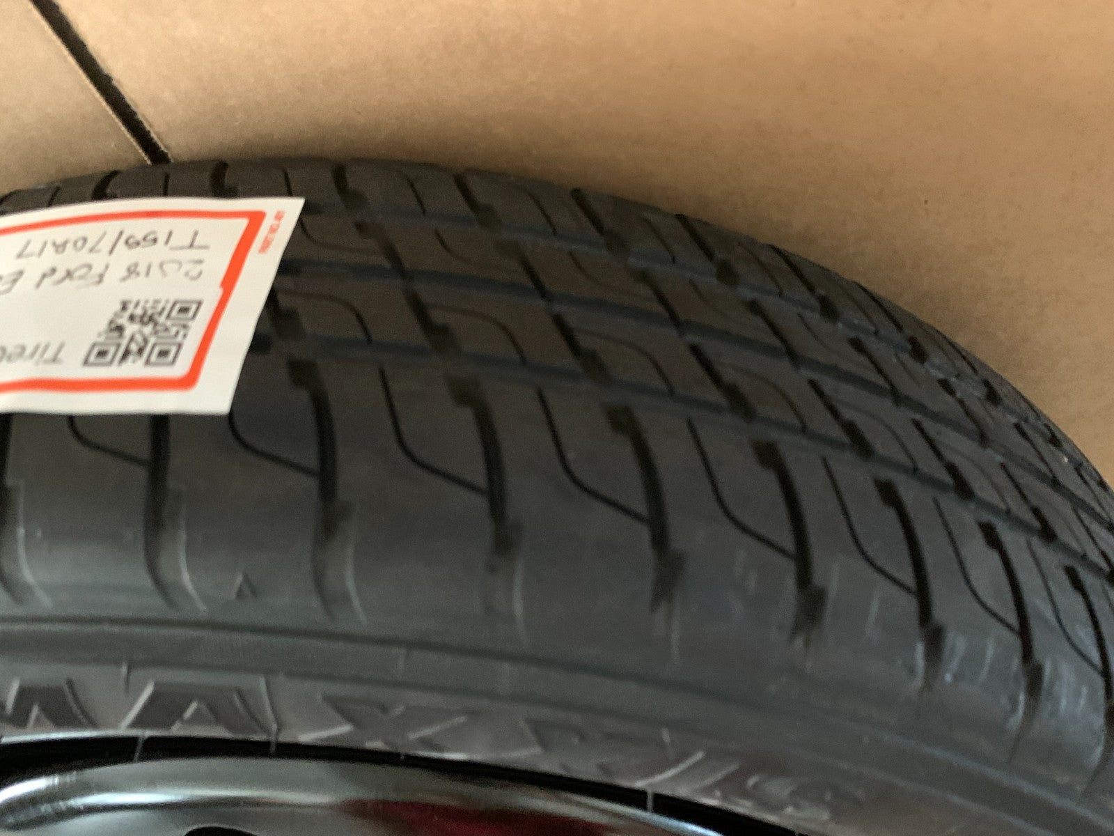 2015-2023 Ford Edge 17" Spare Tire with Jack Kit Compact Donut T155/70R17