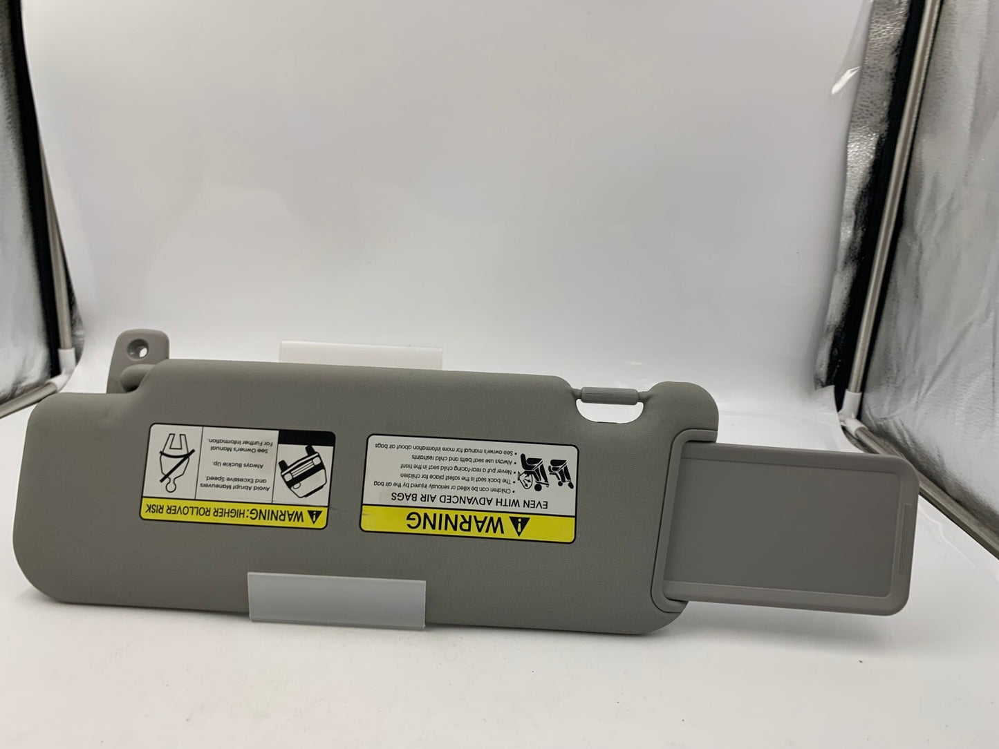 2011-2016 Kia Sportage Passenger Sun Visor Gray OEM D01B59009