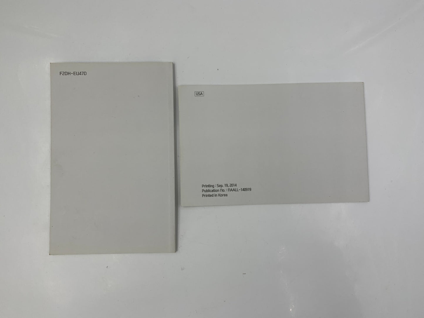 2015 Hyundai Tucson Owners Manual Set with Case OEM C02B55003