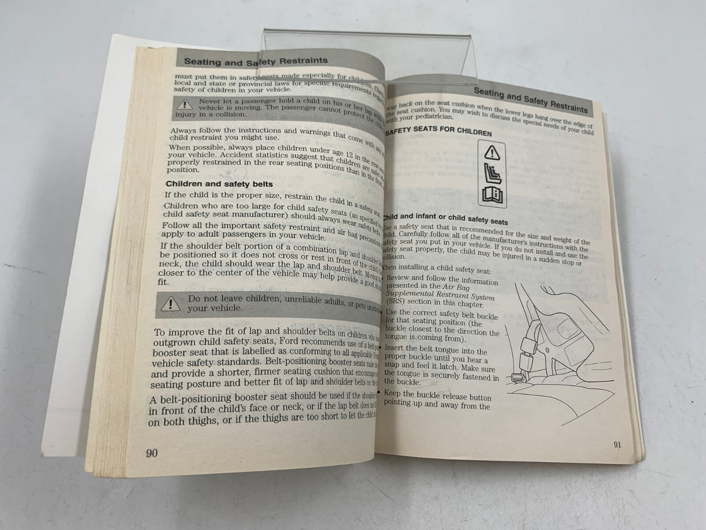 2002 Ford Escort Owners Manual Set with Case OEM C01B36012