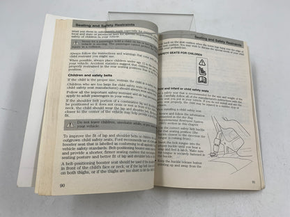2002 Ford Escort Owners Manual Set with Case OEM C01B36012