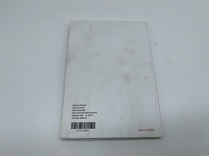 2015 Audi Q5 SQ5 Owners Manual OEM A01B50013