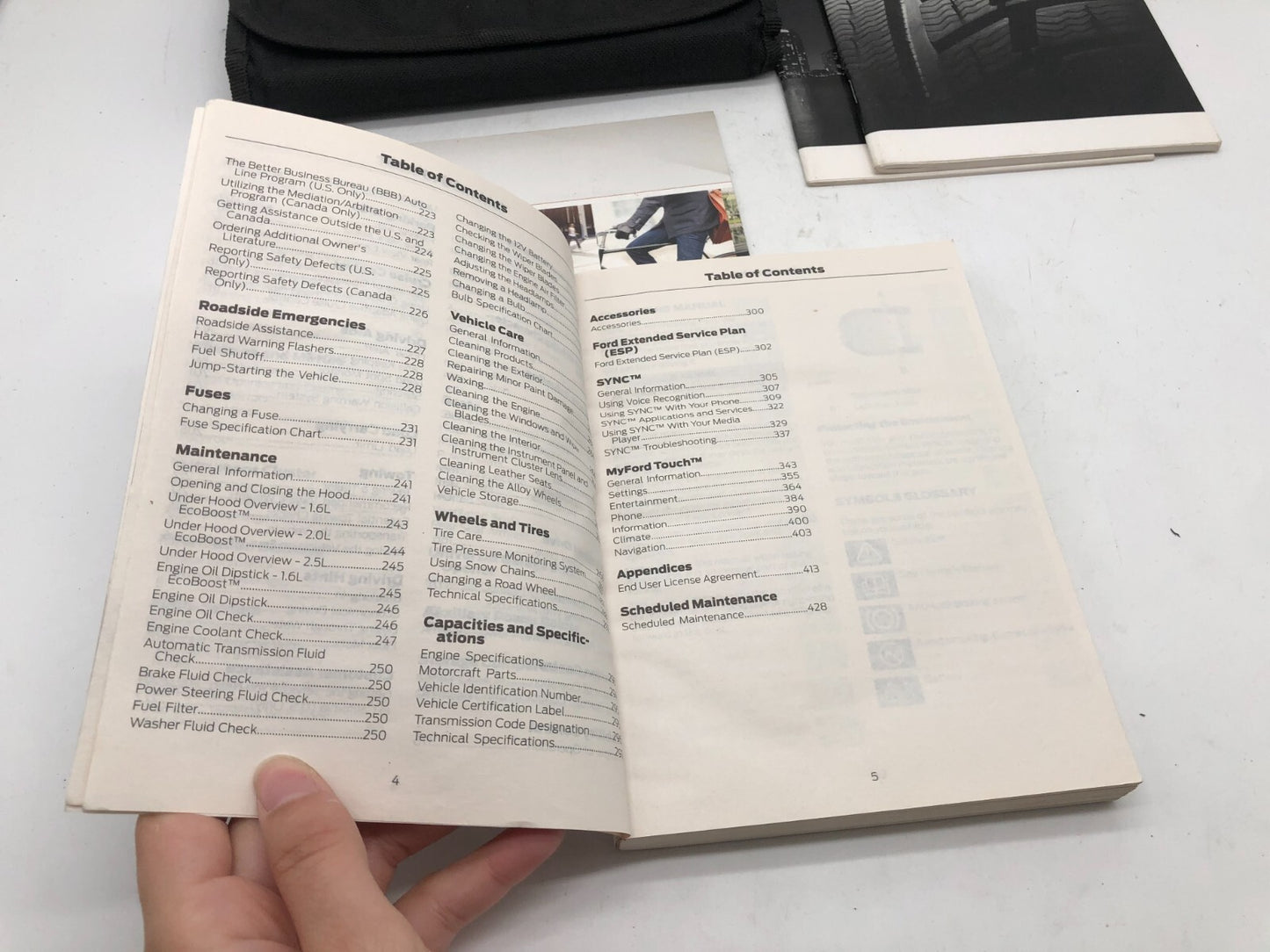 2013 Ford Fusion Owners Manual Set with Case OEM D02B03003