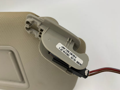 2009-2012 Audi Q5 Passenger Sun Visor Gray Illuminated OEM D01B06022