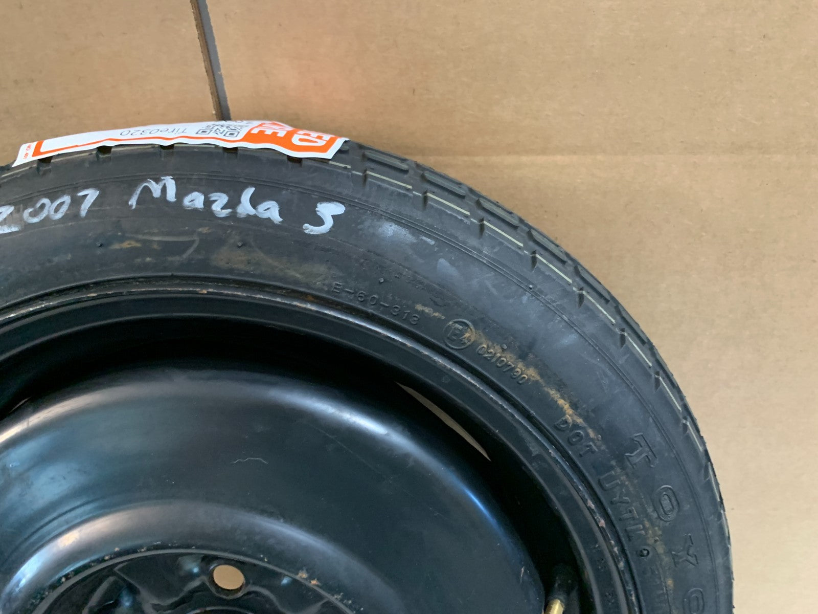 2004-2009 Mazda 3 Mazda3 15" Spare Tire Compact Donut T115/70D15