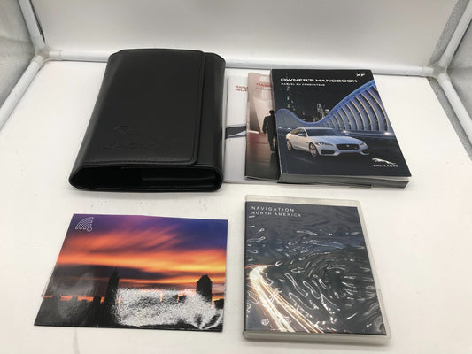 2016 Jaguar XF Owners Manual Handbook Set with Case OEM A02B15009
