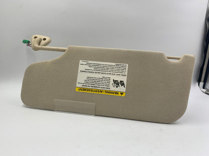 2008-2009 Ford Taurus X Passenger Sun Visor Sunvisor Beige Illuminated D01B52066