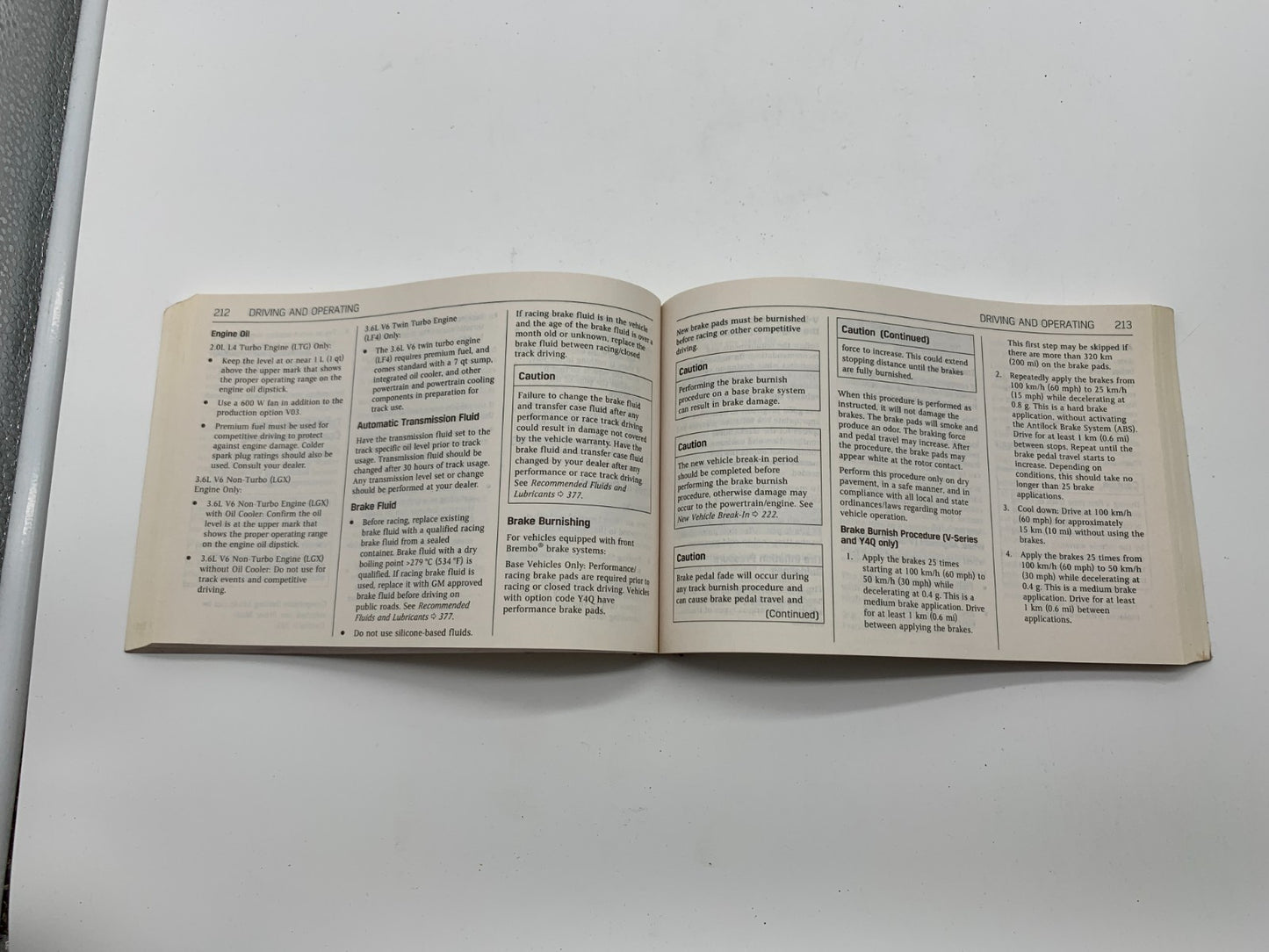 2017 Cadillac ATS Owners Manual Set with Case OEM C03B44004