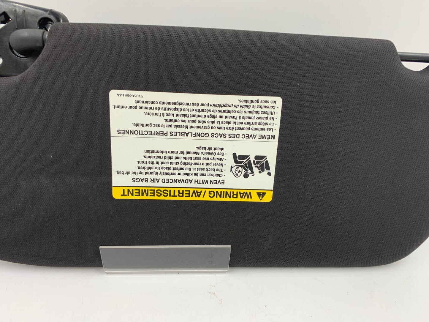 2010-2016 Ford MKS Passenger Sun Visor Black Illuminated OEM D04B57004