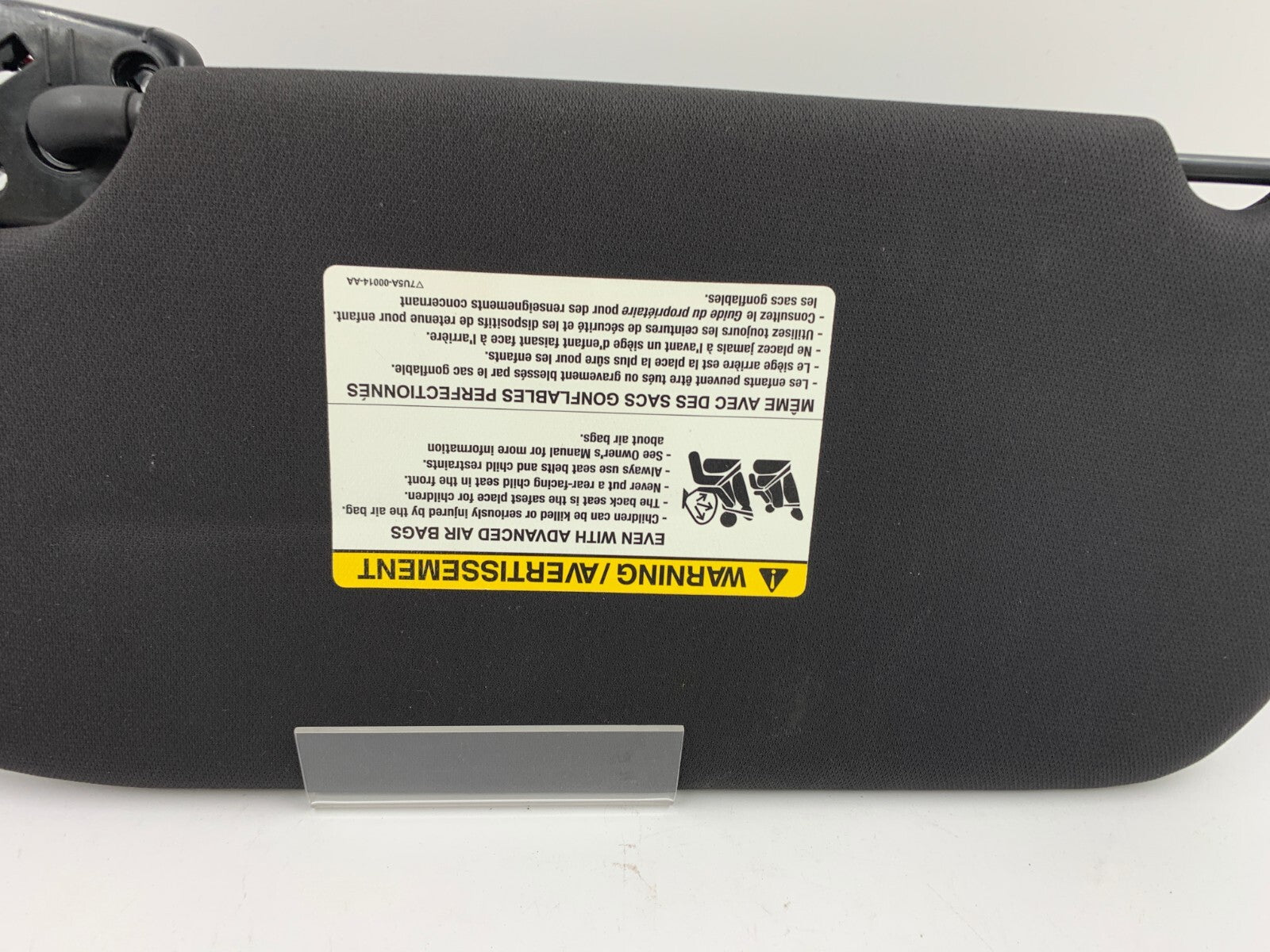 2010-2016 Ford MKS Passenger Sun Visor Black Illuminated OEM D04B57004