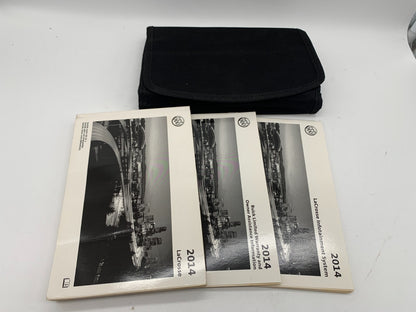 2014 Buick Lacrosse Owners Manual Set with Case OEM C01B08012