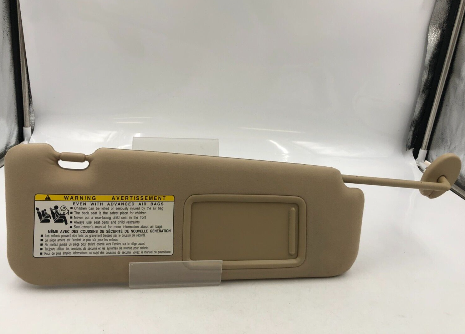 2007-2009 Lexus ES350 Passenger Sun Visor Tan OEM  A01B30023