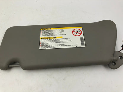 2003-2007 Cadillac CTS Passenger Sun Visor Gray Illuminated OEM A04B47043