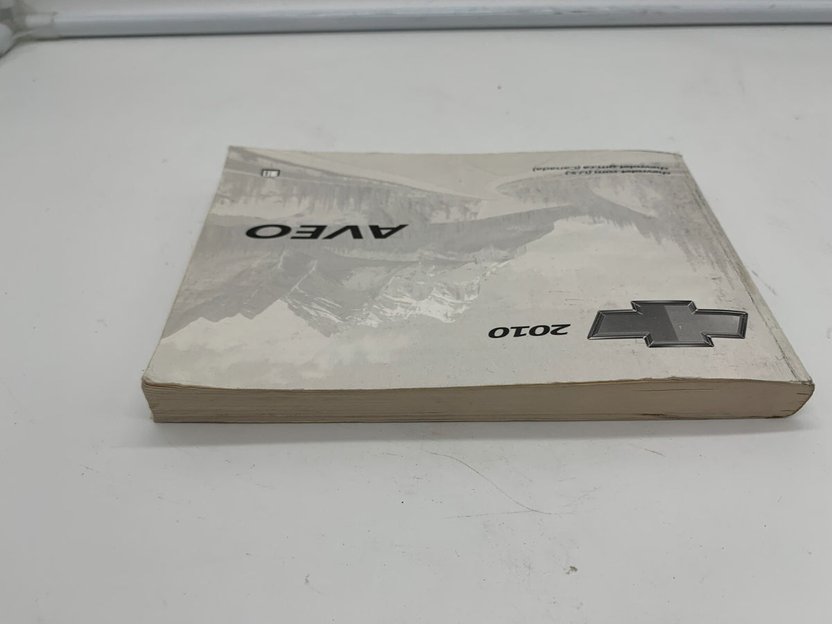 2010 Chevrolet Aveo Owners Manual OEM R01B12021