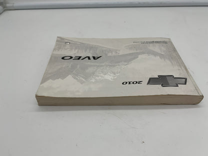 2010 Chevrolet Aveo Owners Manual OEM R01B12021