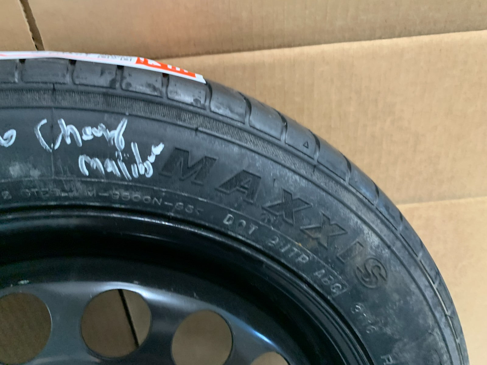 2016-2022 Chevrolet Malibu 16" Spare Tire Compact Donut T125/80R16