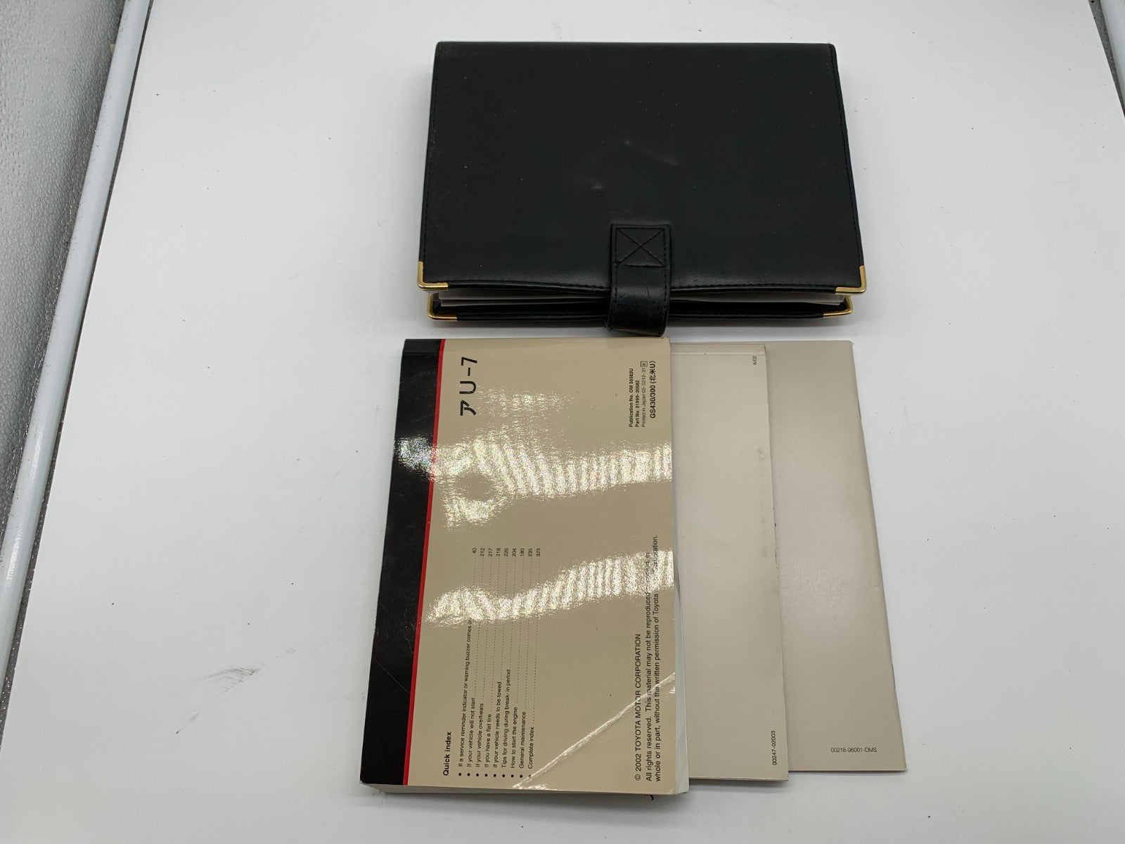 2003 Lexus GS430 GS300 Owners Manual Set with Case OEM B03B28035