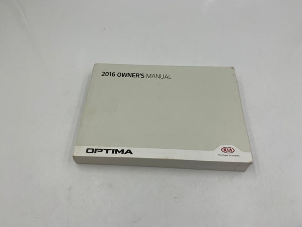 2016 Kia Optima Sedan Owners Manual Handbook Set with Case OEM A01B09036