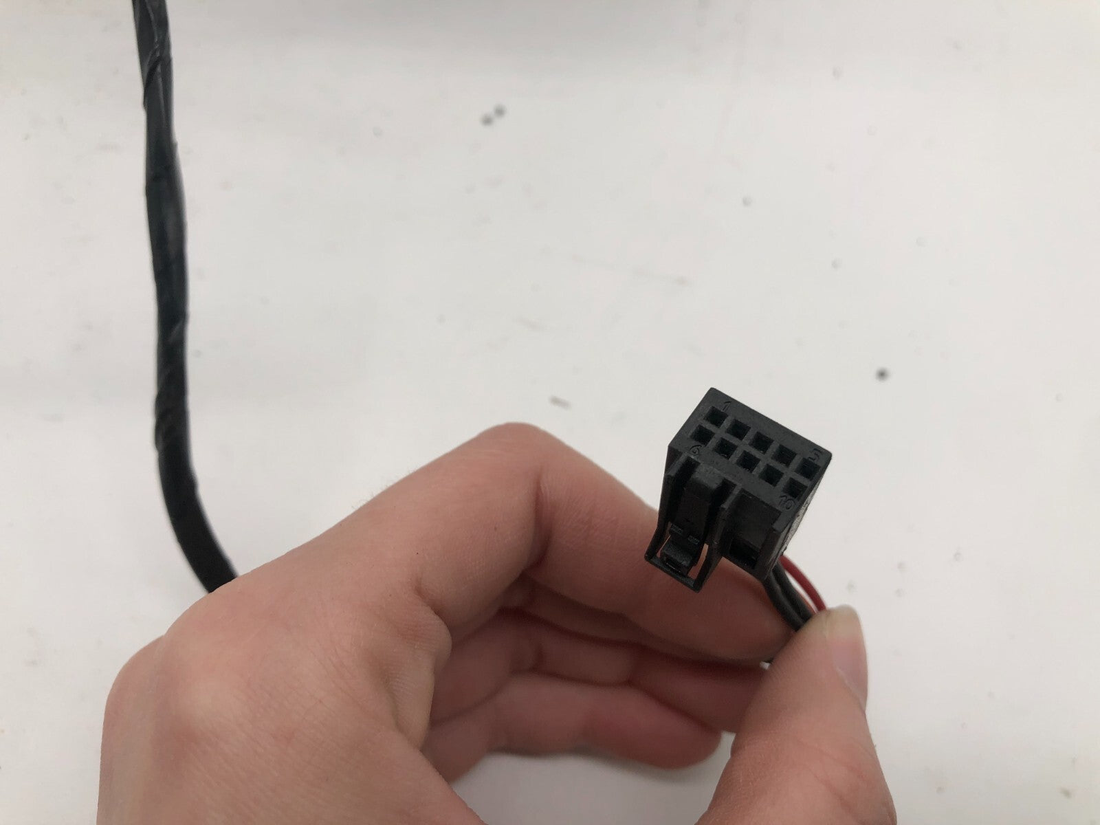 2008-2010 Dodge Caravan Driver Side Power Door Mirror White OEM C04B30002