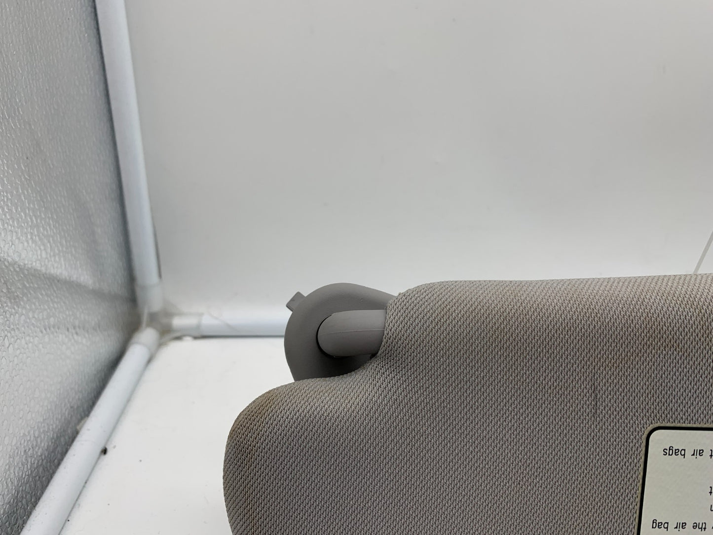2011-2015 Hyundai Sonata Passenger Sun Visor Gray OEM A01B22049