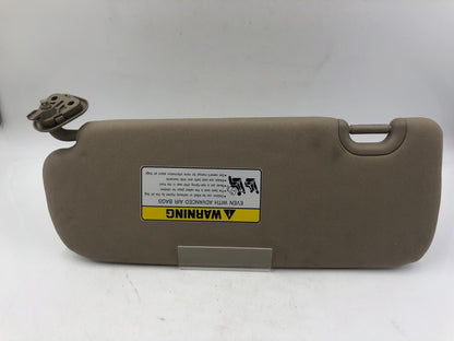 2013-2019 Hyundai Santa Fe Passenger Sun Visor Beige Illuminated OEM A02B32040