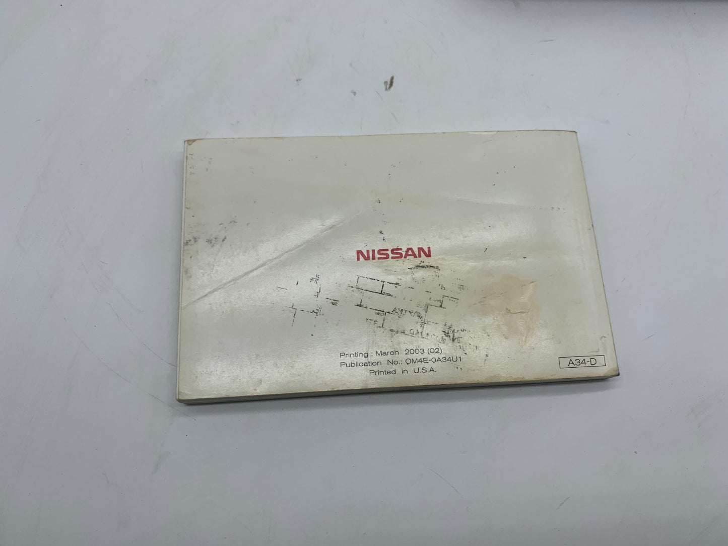 2004 Nissan Maxima Owners Manual Set with Case OEM C03B32010