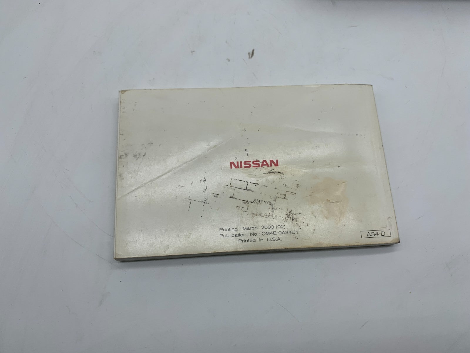 2004 Nissan Maxima Owners Manual Set with Case OEM C03B32010