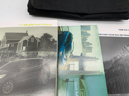 2019 Ford Escape Owners Manual Set with Case OEM C02B14053