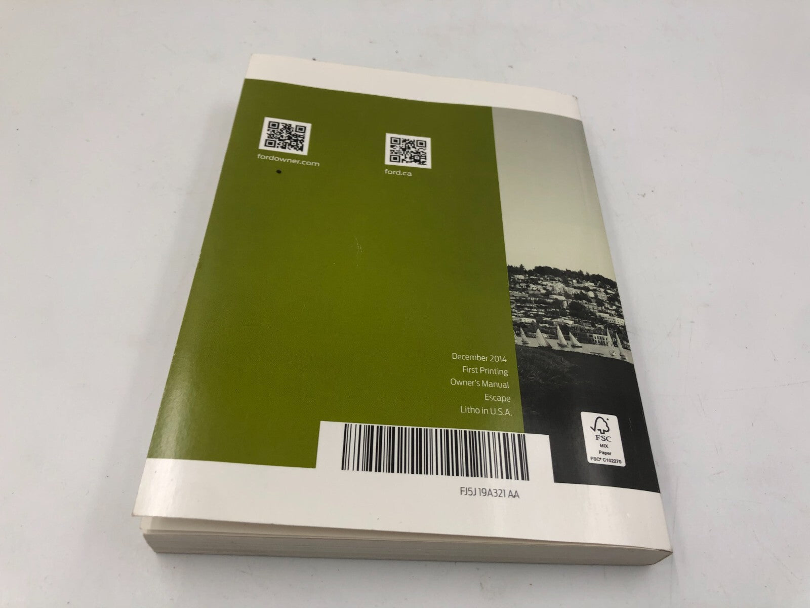 2015 Ford Escape Owners Manual Set with Case OEM B04B36045