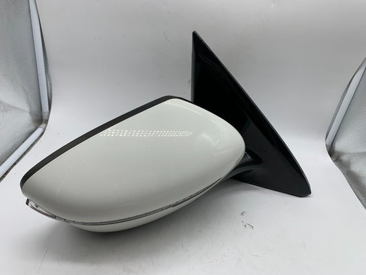2017 Nissan Pathfinder Passenger Side Power Door Mirror White OEM C03B40002