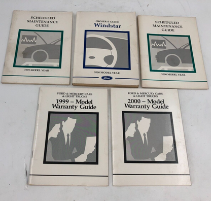 2000 Ford Windstar Owners Manual Set OEM D02B57003