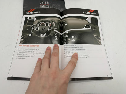 2016 Dodge Journey Owners Manual with Case OEM A03B47006