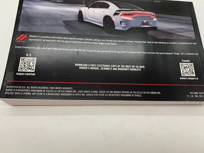 2021 Dodge Charger Owners Manual Set with Case OEM A03B13003
