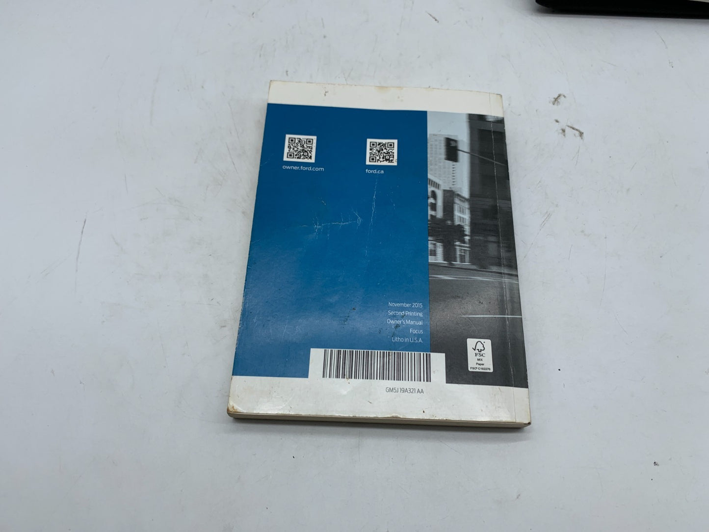 2016 Ford Focus Owners Manual Set with Case OEM C02B50023